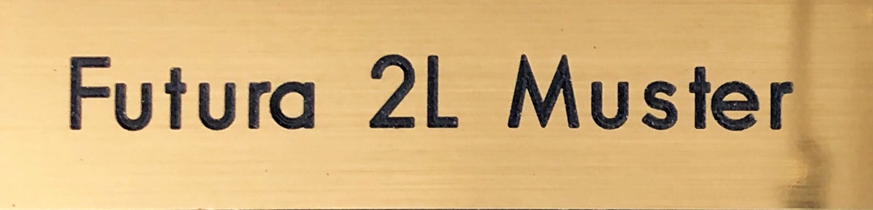 Futura-goldbvcWCgqLzqzBw Briefkastenschild / Briefkastenschilder 66x16mm, selbstklebend