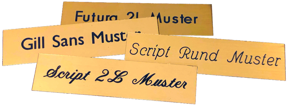 Briefkasten-Namensschild-gold