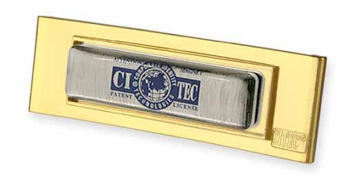 148_6 Namensschild, gewölbt, selbst beschriftbar, mit Magnet