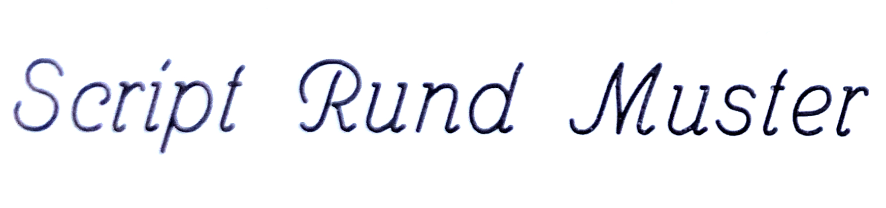 Script-Rund-weissIN4UmSmR7JLxd Klingelschild / Türschild / Namensschild 66x16mm