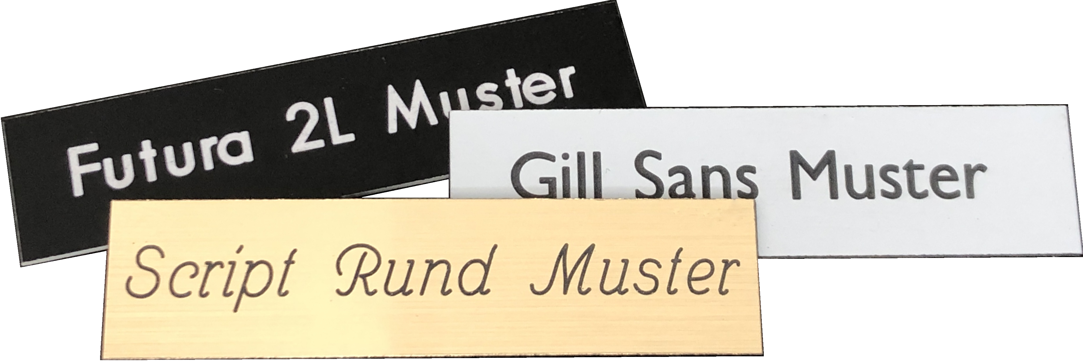 Briefkastenschild / Briefkastenschilder 66x16mm, selbstklebend