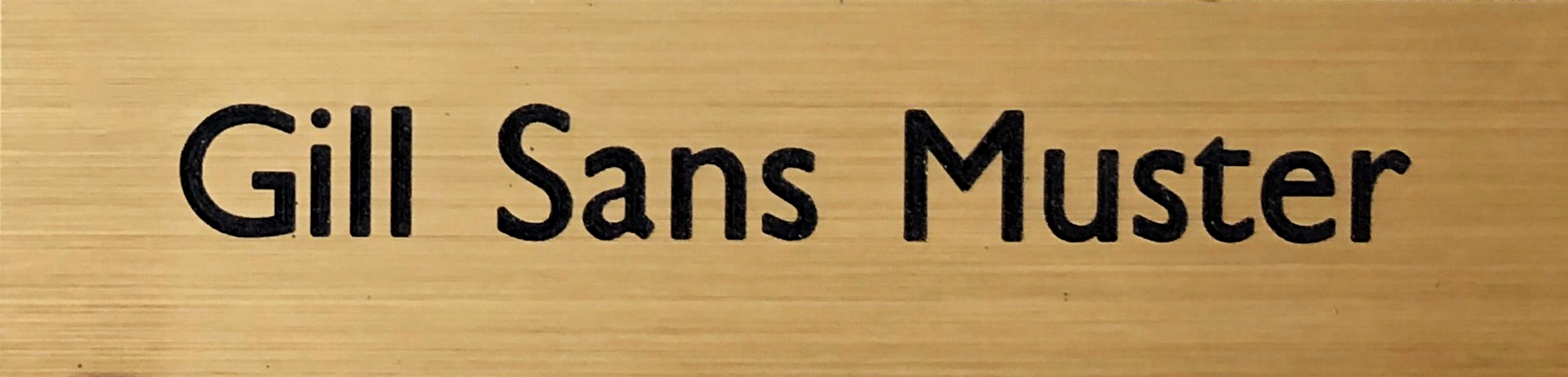 Gill-Sans-Goldn1IKPZZyih8qY Briefkastenschild / Briefkastenschilder 66x16mm, selbstklebend