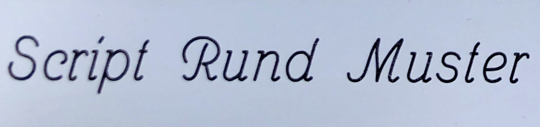 Script-Rund-weiss Briefkastenschild / Briefkastenschilder 66x16mm, selbstklebend