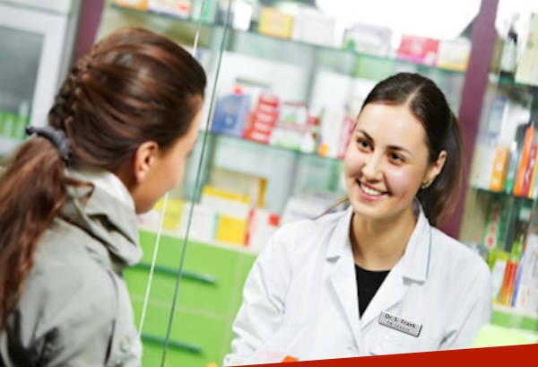 Apotek - Namnbrickor med apotekets logotyp Apotek - Namnbrickor med apotekets logotyp