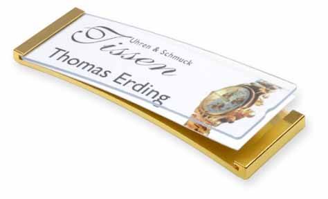 148_1 Namensschild, gewölbt, selbst beschriftbar